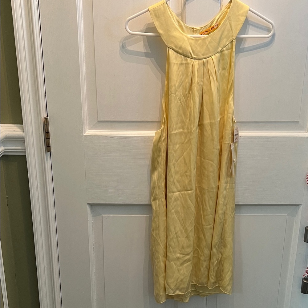 Alice + Olivia Sunny Yellow Dress $22.00 Discount